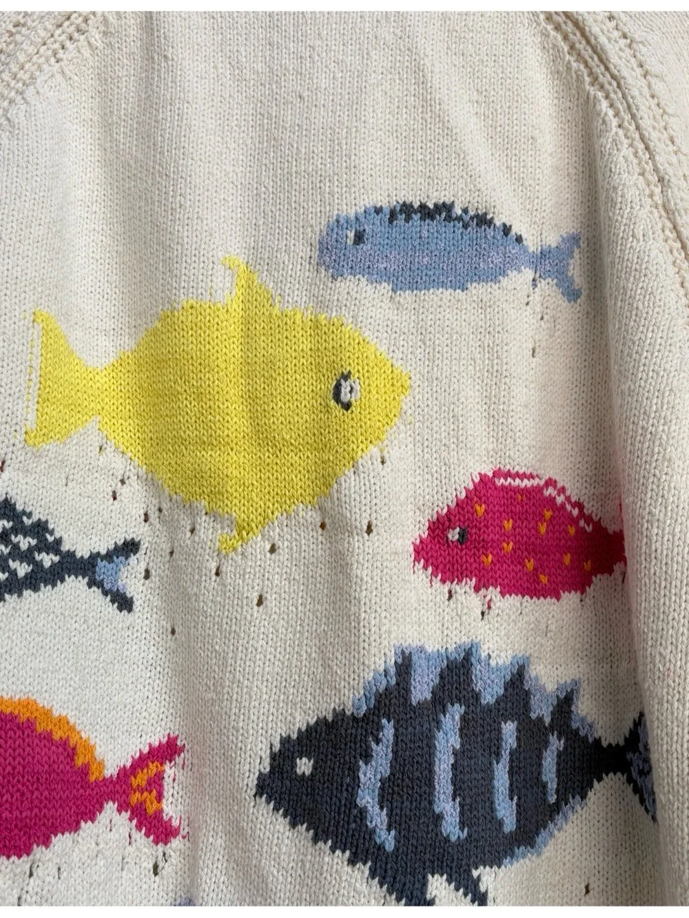 NWT Anthropologie Pilcro Fish Icon Full Zip Cardigan - Picture 8 of 14